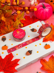 Apple Cider Book Stack Washi Tape by Emily Cromwell Designs | Papertail Fox