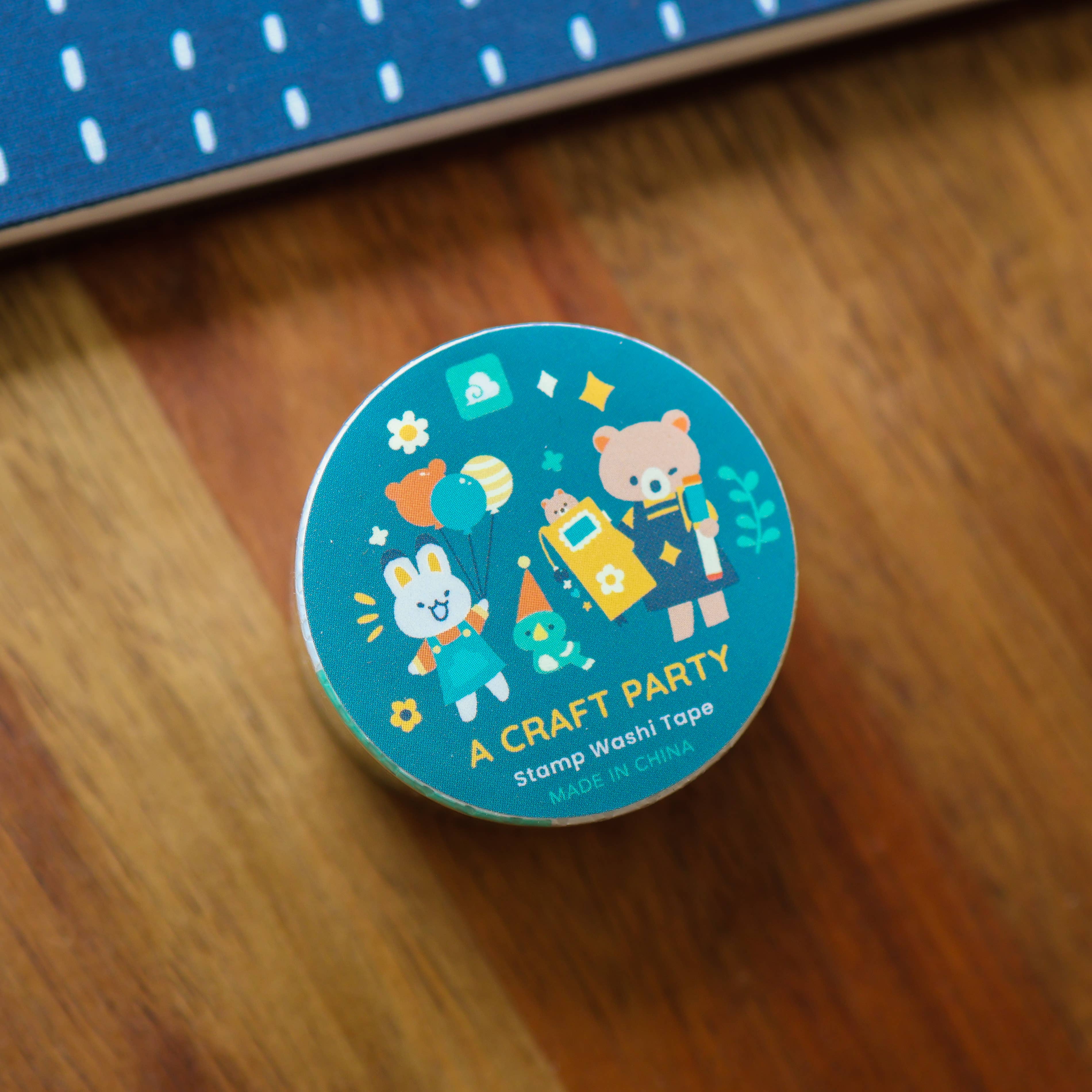 Thousand Skies A Craft Party Stamp Washi Tape - 25mm