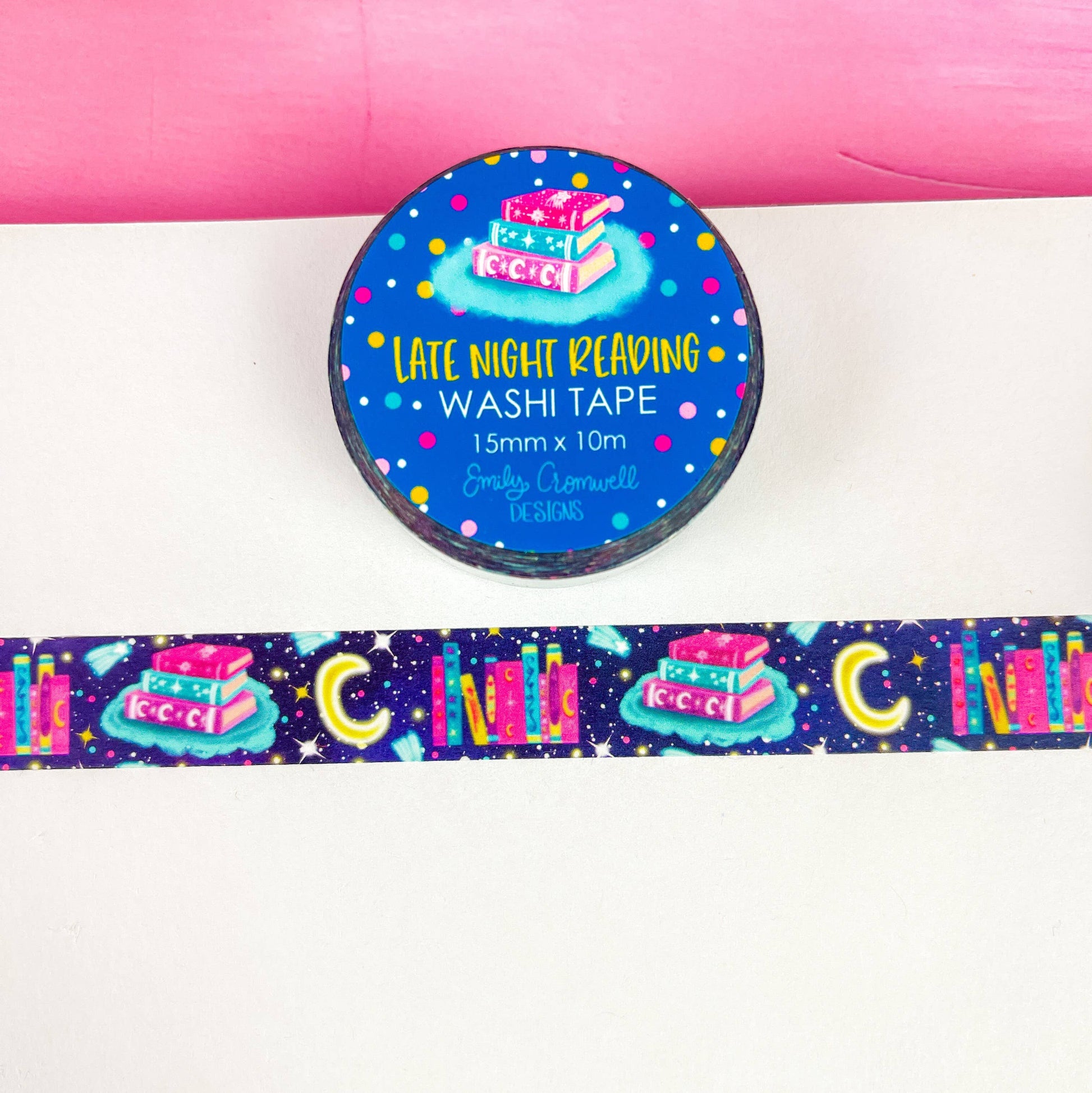 Late Night Reading Washi Tape by Emily Cromwell Designs | Papertail Fox