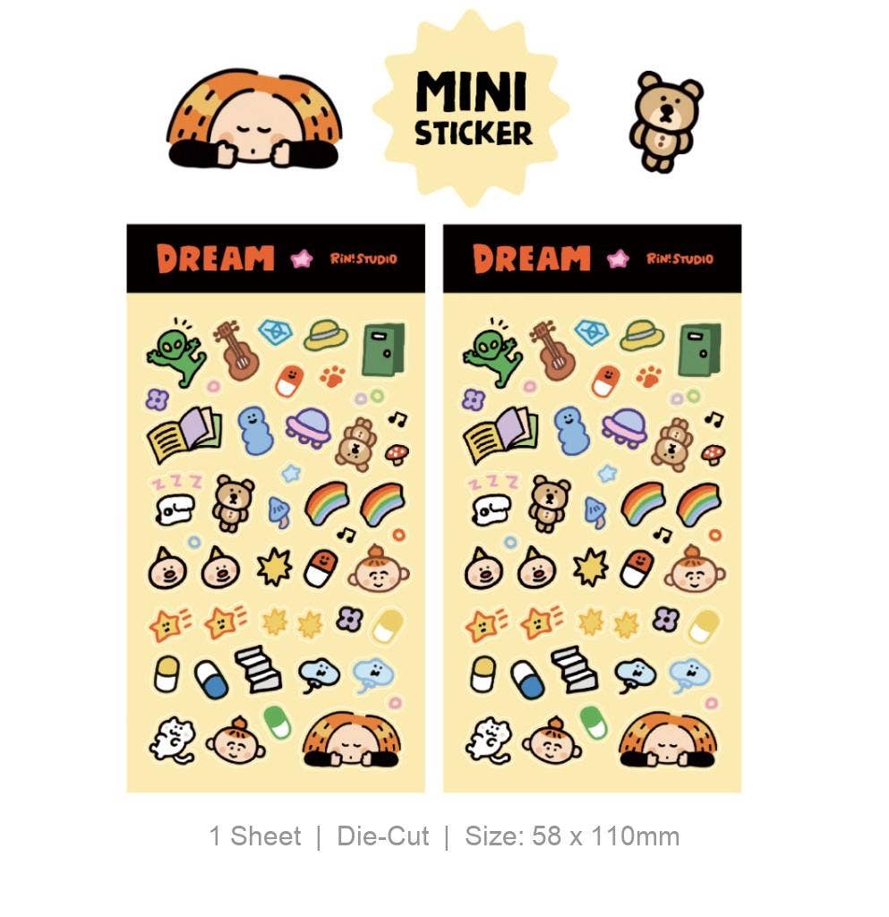 Social Media Mini Sticker Sheet | RiN! Studio