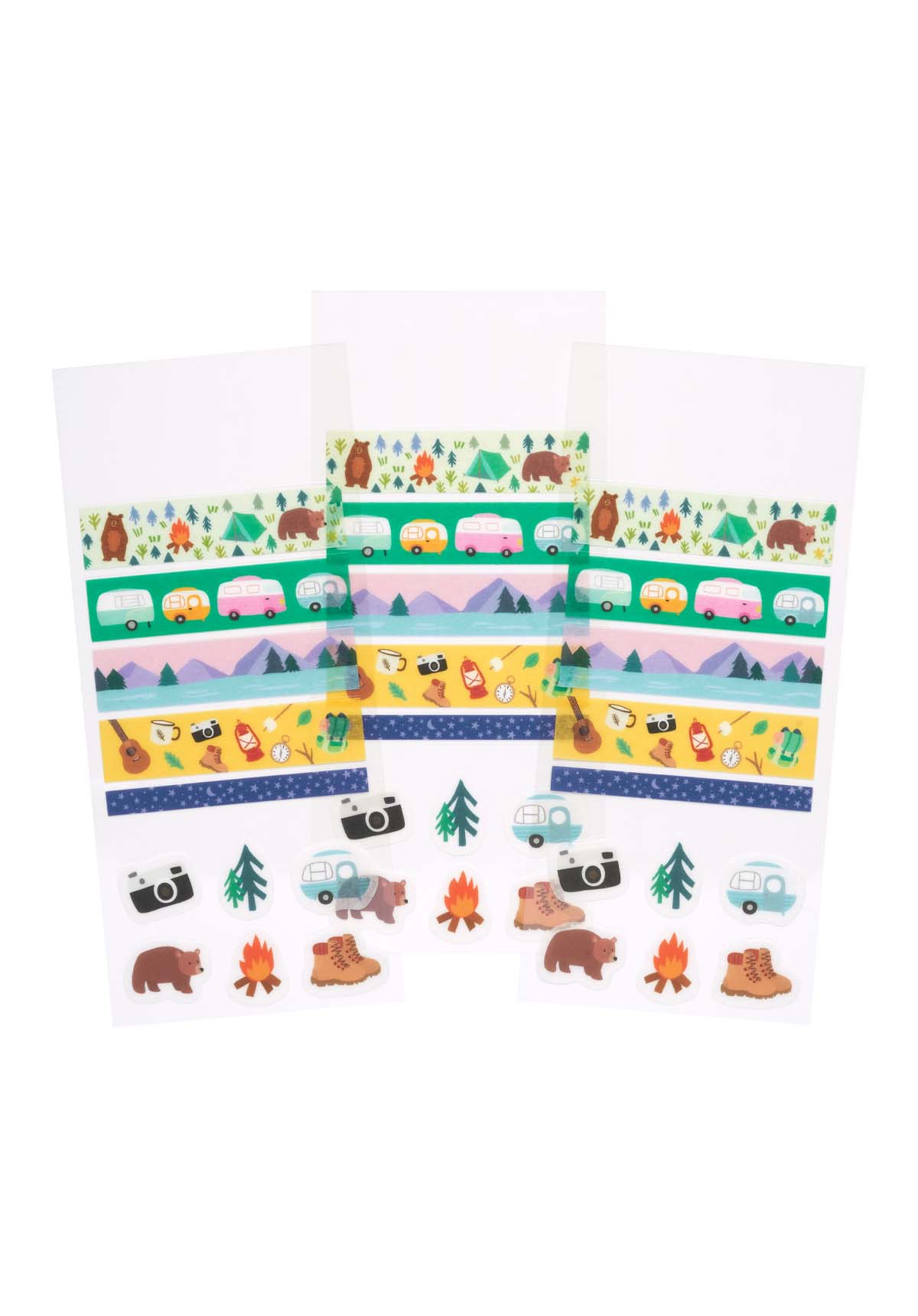 Summer Camp Washi Stickers by Girl of All Work | Papertail Fox