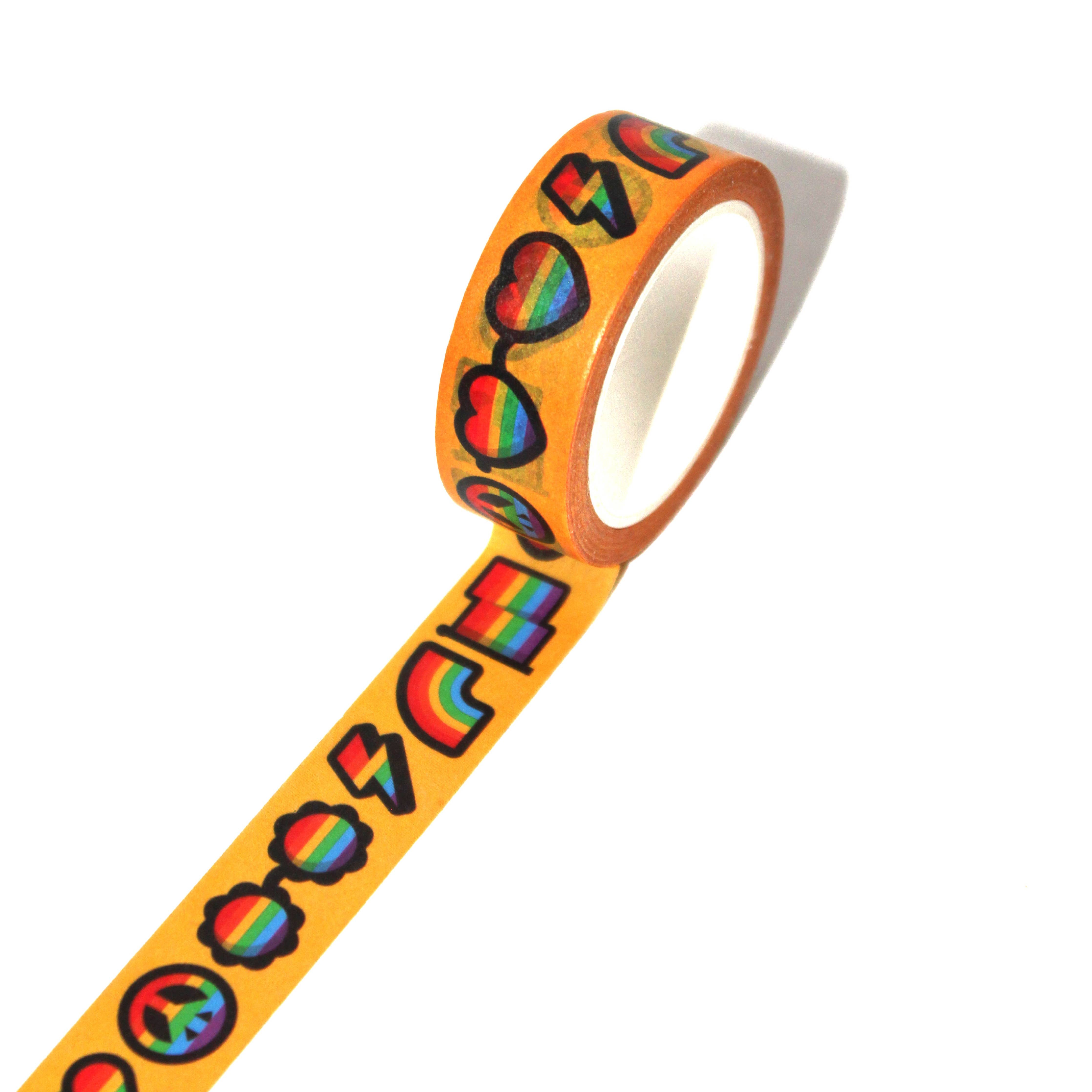 Rainbow Love Washi Tape | New Heights Studio