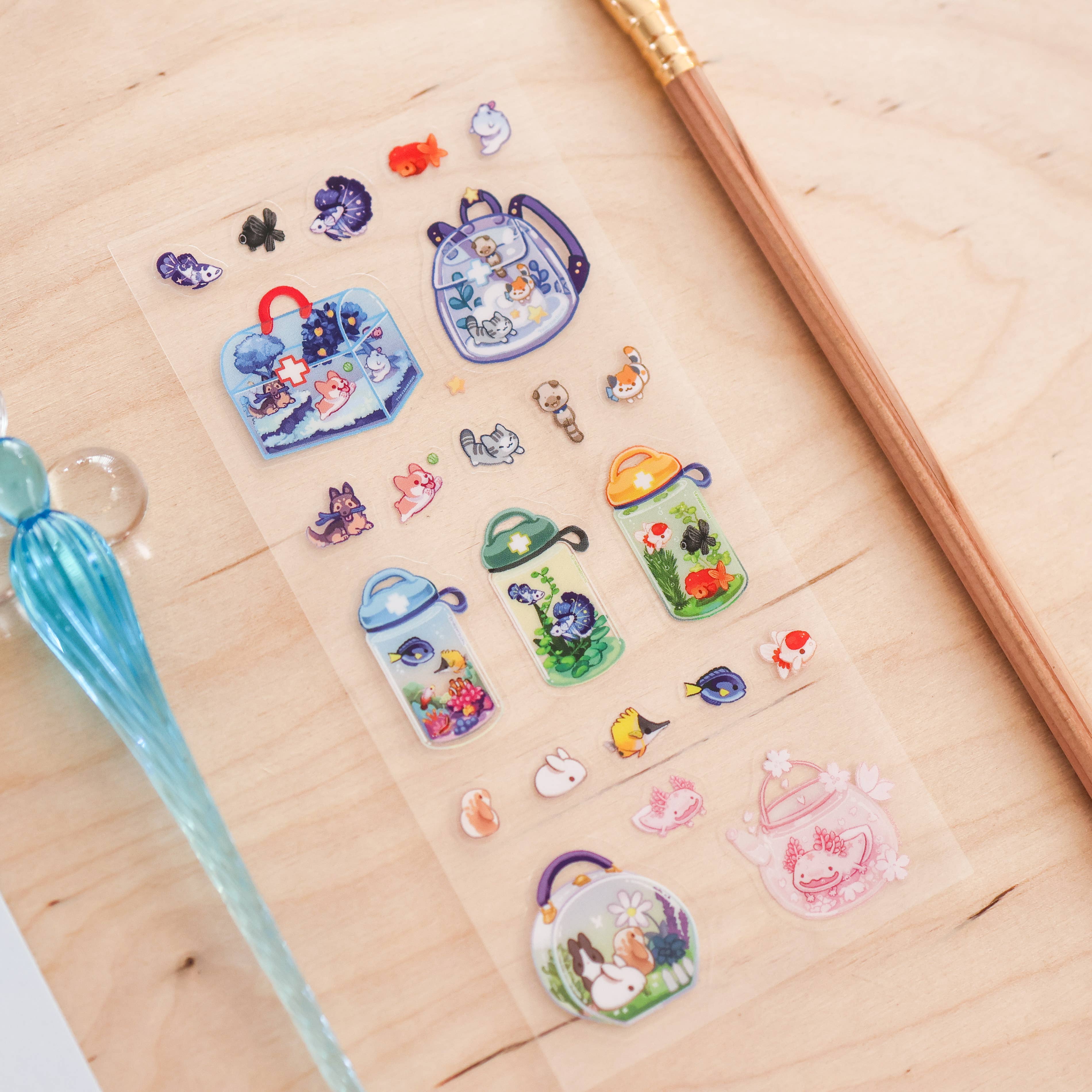 First Aid Kit Clear Sticker Sheet by Thousand Skies | Papertail Fox