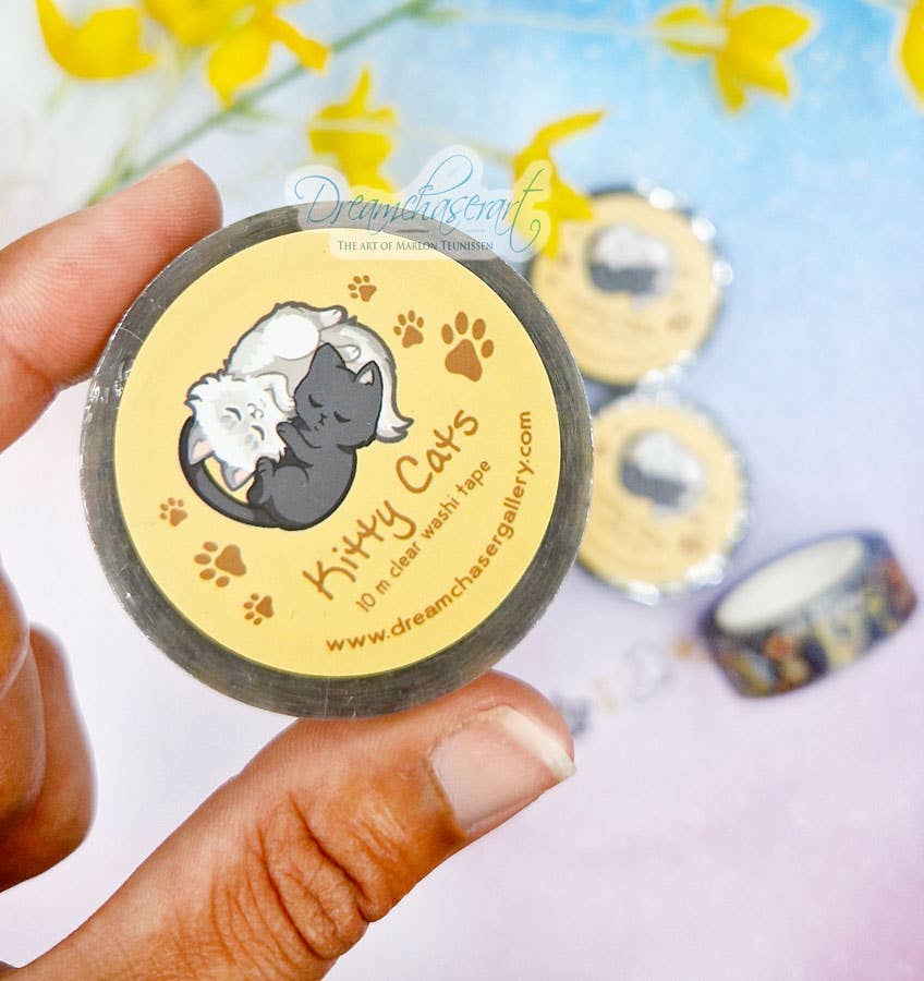 Kitty Cats Clear Tape | Dreamchaserart