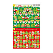 Santa and Animals 3-Way Circle Stickers by Ryu-Ryu | Papertail Fox