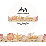 Shells SHAPED Washi Tape | Penpaling Paula