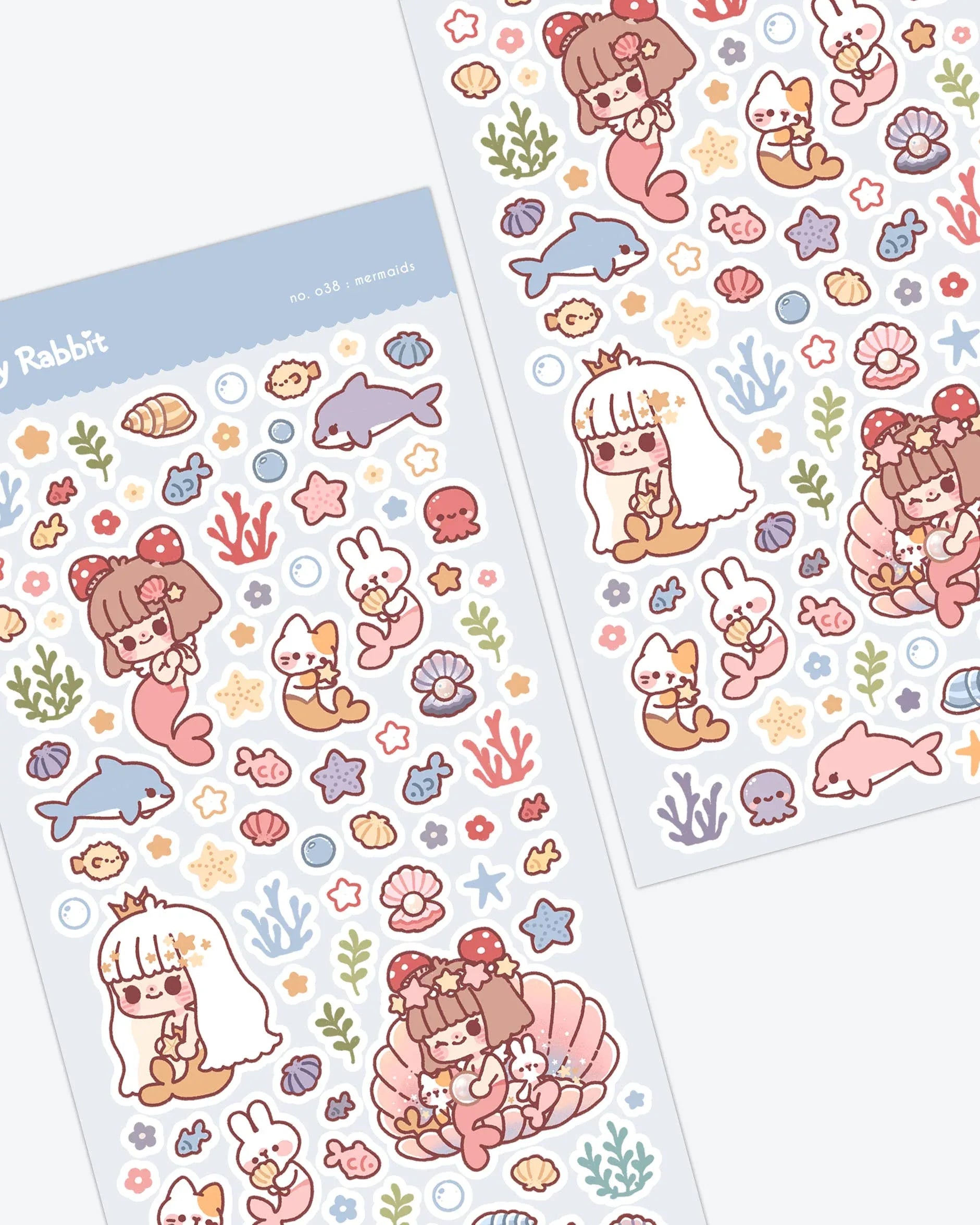 Mermaids Sticker Sheet no.038 - Papertail Fox
