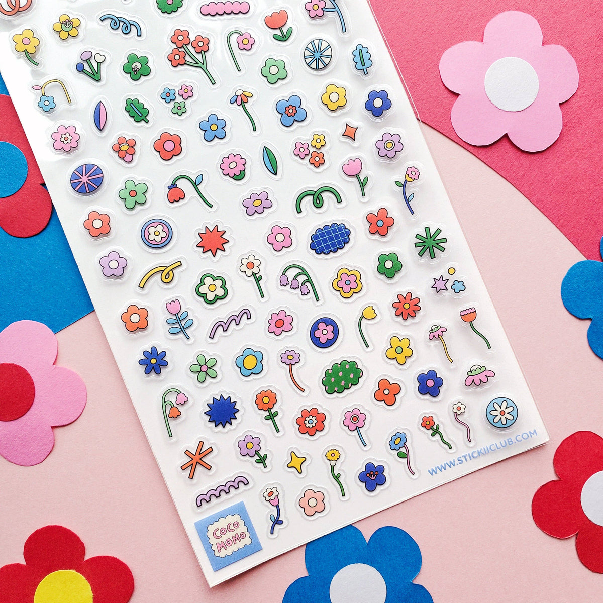 Fun Florals Sticker Sheet | Stickii