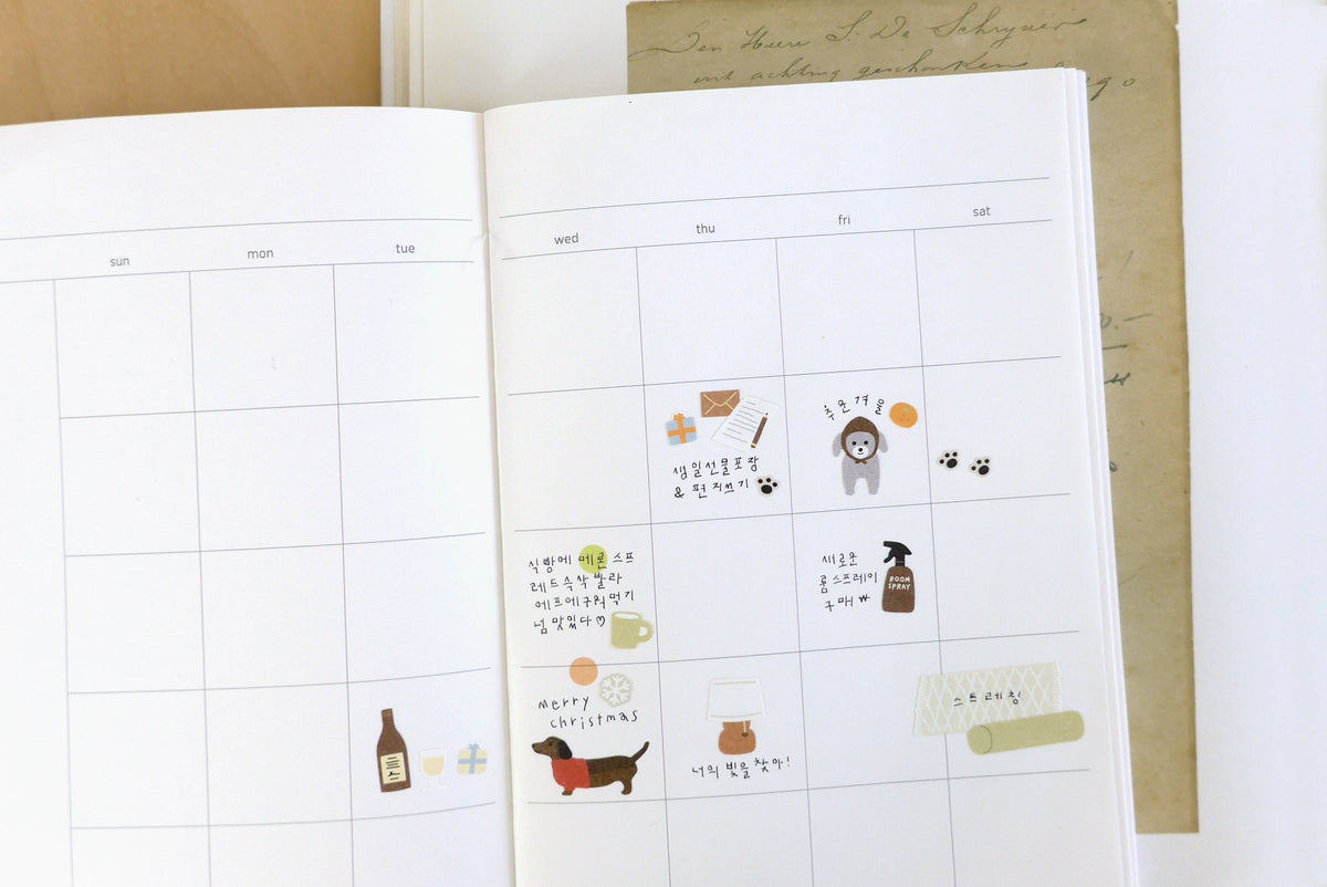 Color Dot 3 Sheet Sticker Set by Suatelier