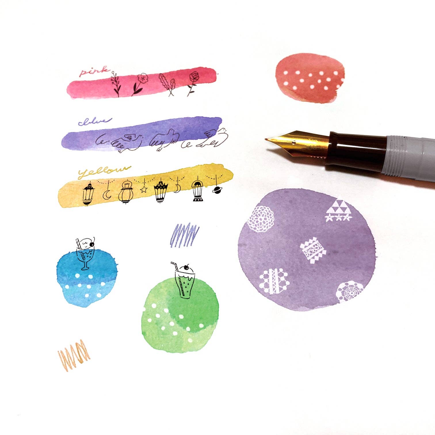 Petit Deco Tape - Monochromatic: Lanterns