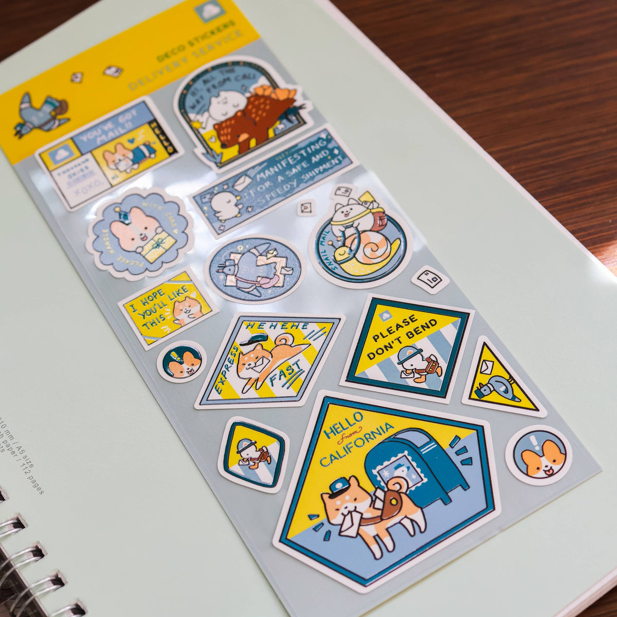 Delivery Service Clear Sticker Sheet | Thousand Skies