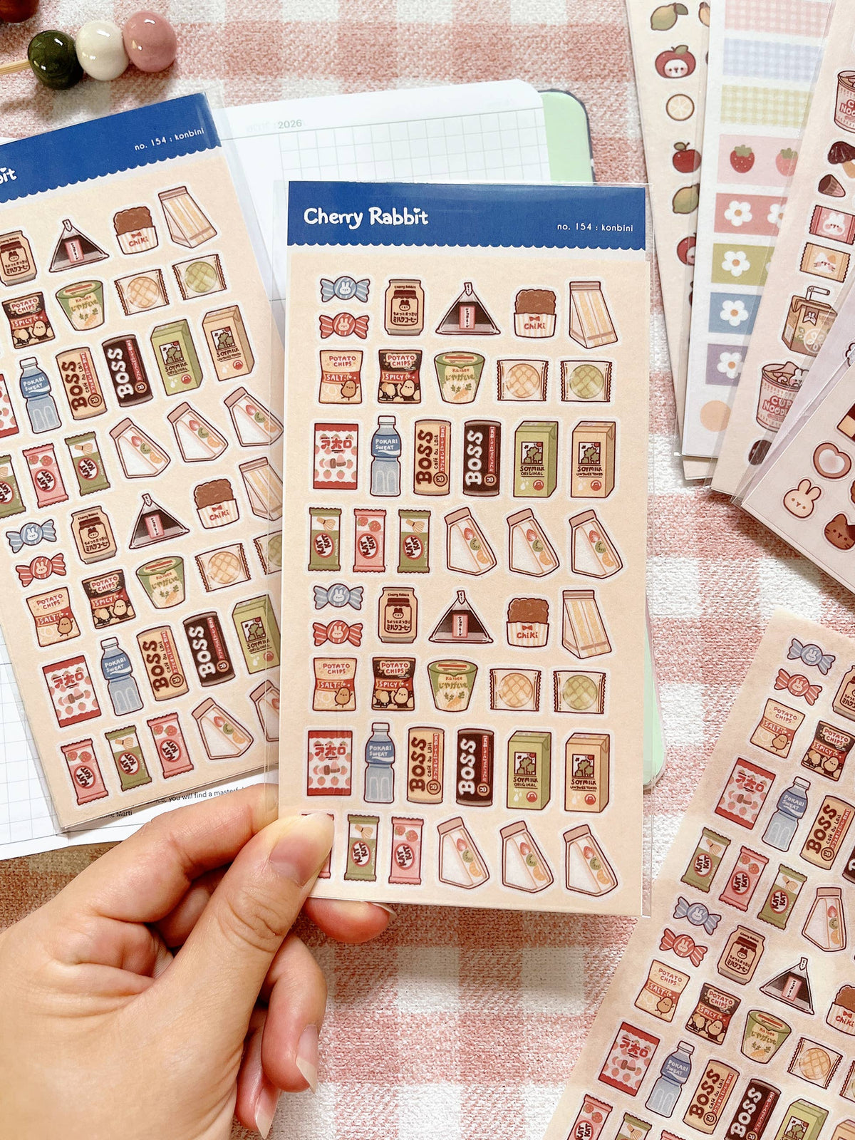 Konbini Sticker Sheet no.154 by Cherry Rabbit | Papertail Fox