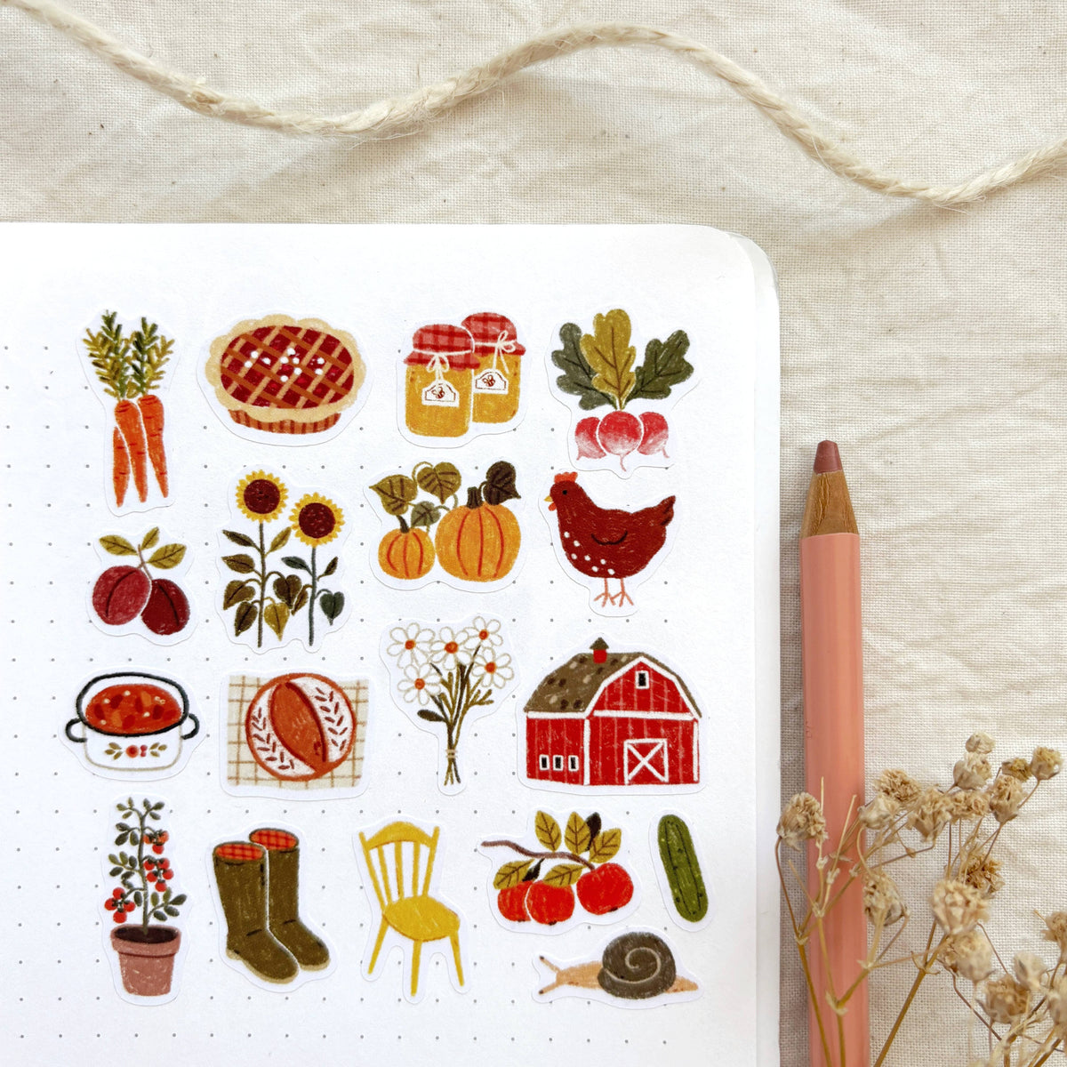 Countryside Sticker Sheet | Och Monika