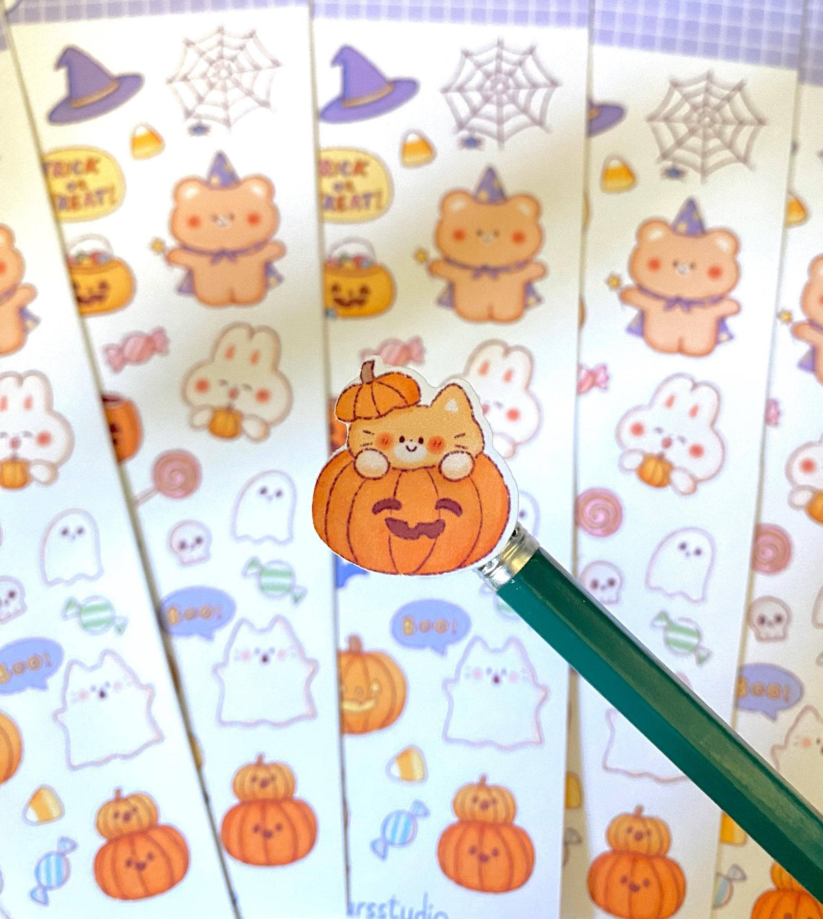 Spooky Friends Sticker Sheet | Lily and Stars Studio