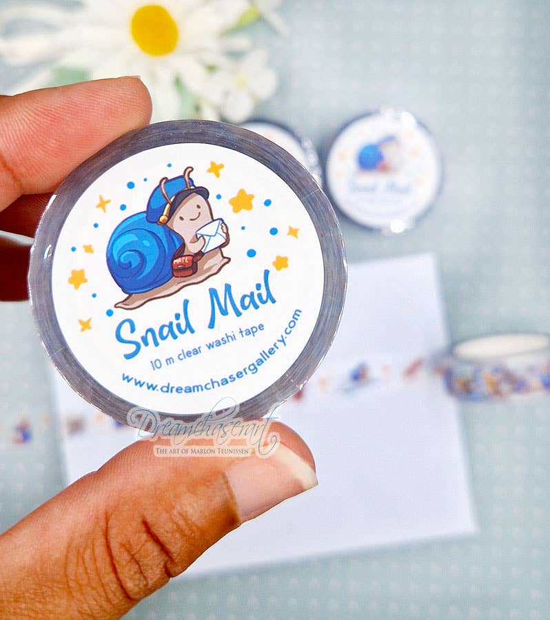 Snail Mail Clear Tape | Dreamchaserart
