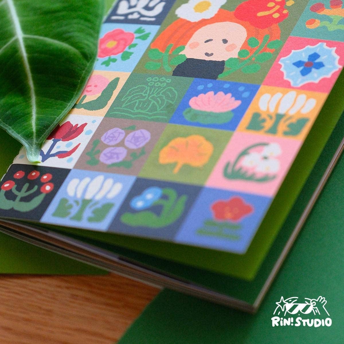Quiet Garden Traveler's Notebook Insert | RiN! Studio
