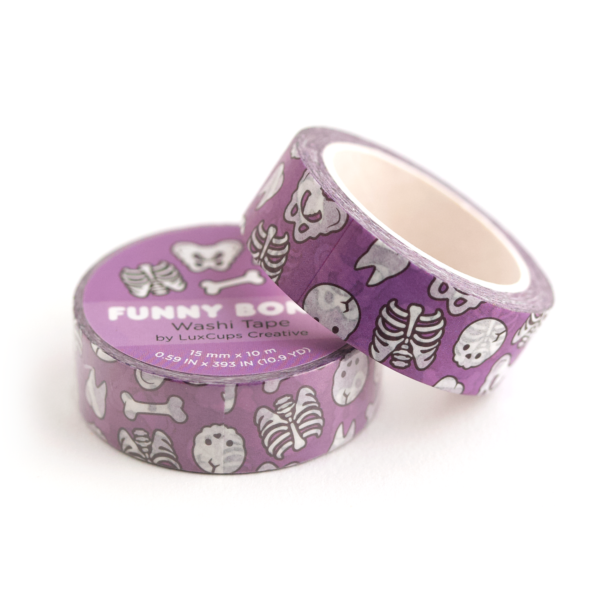 Funny Bones Washi Tape by LuxCups Creative | Papertail Fox
