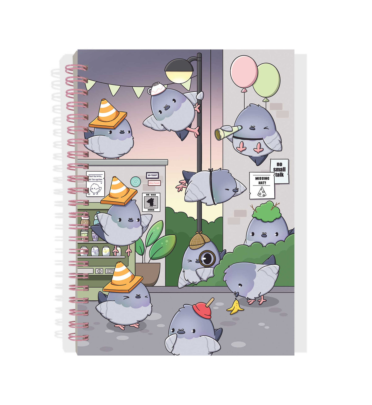 Pigeon Reusable Sticker Book by CutieSquad | Papertail Fox