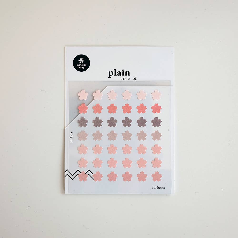 Cherry Blossom 3 Sheet Sticker Set by Suatelier