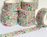 Succulent Pots Washi Tape | Kate Mason Artist