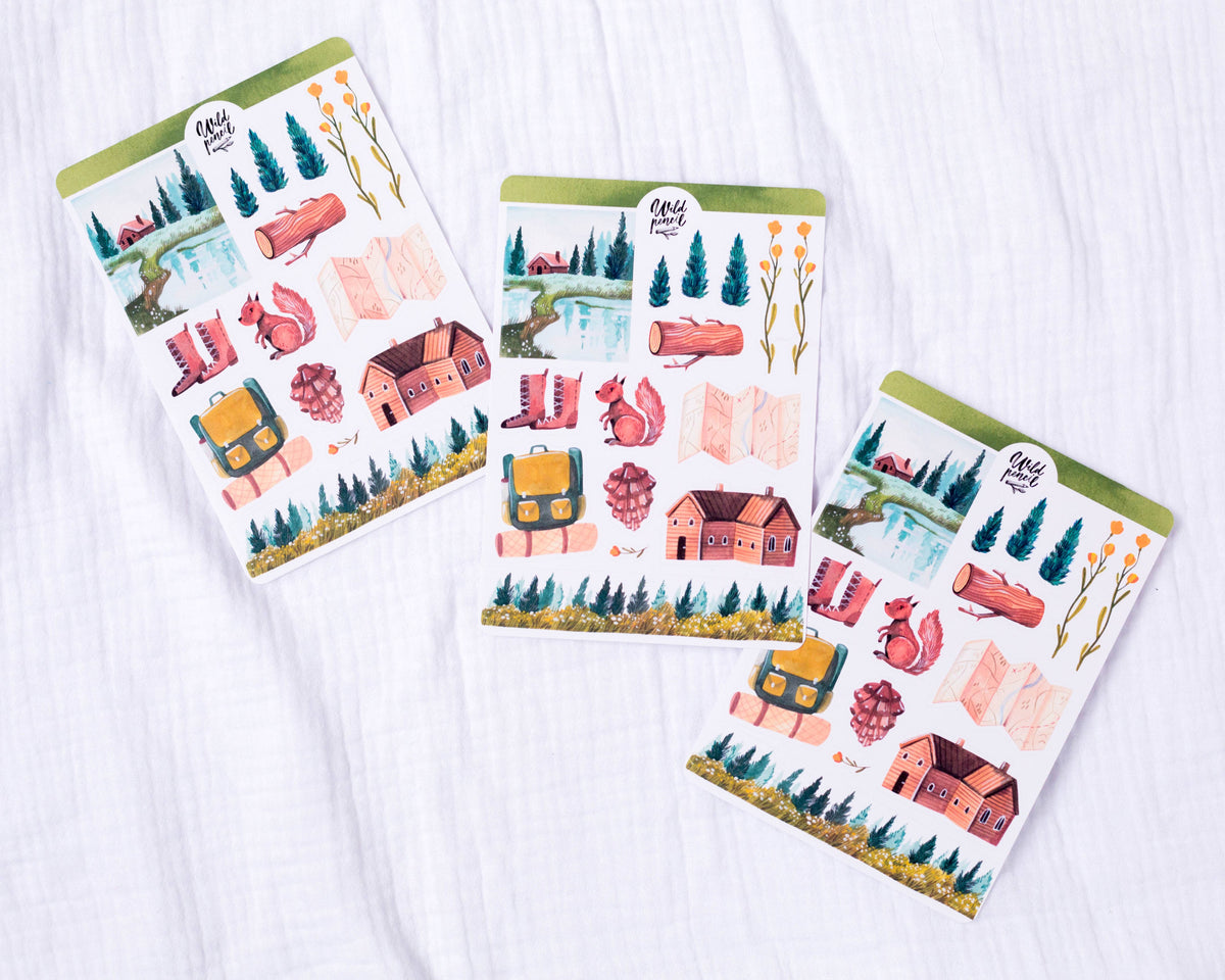 Explorer Sticker Sheet | Wild Pencil Studio