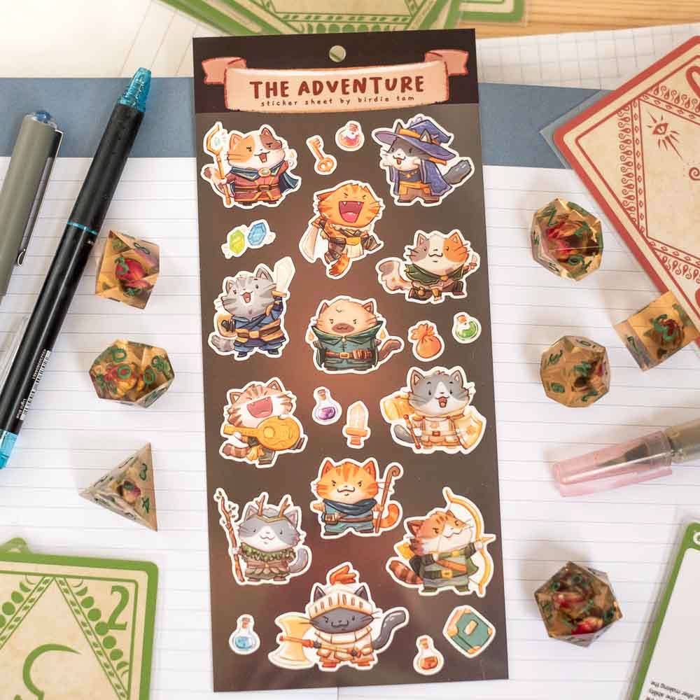 Adventure Sticker Sheet | Birdie Tam