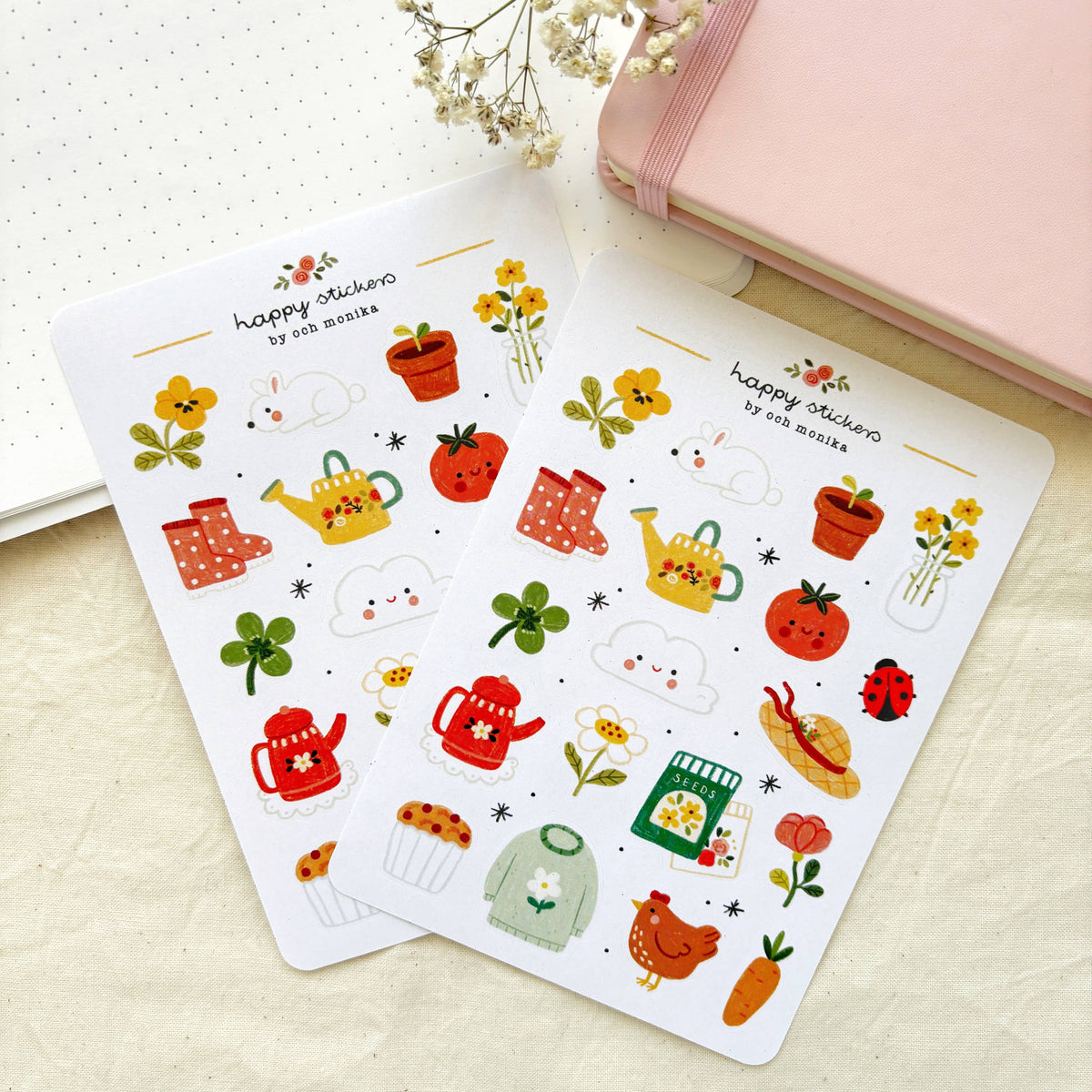 Spring Sticker Sheet | Och Monika
