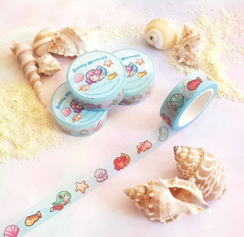 Cute Bubbly Mermaids Washi Tape