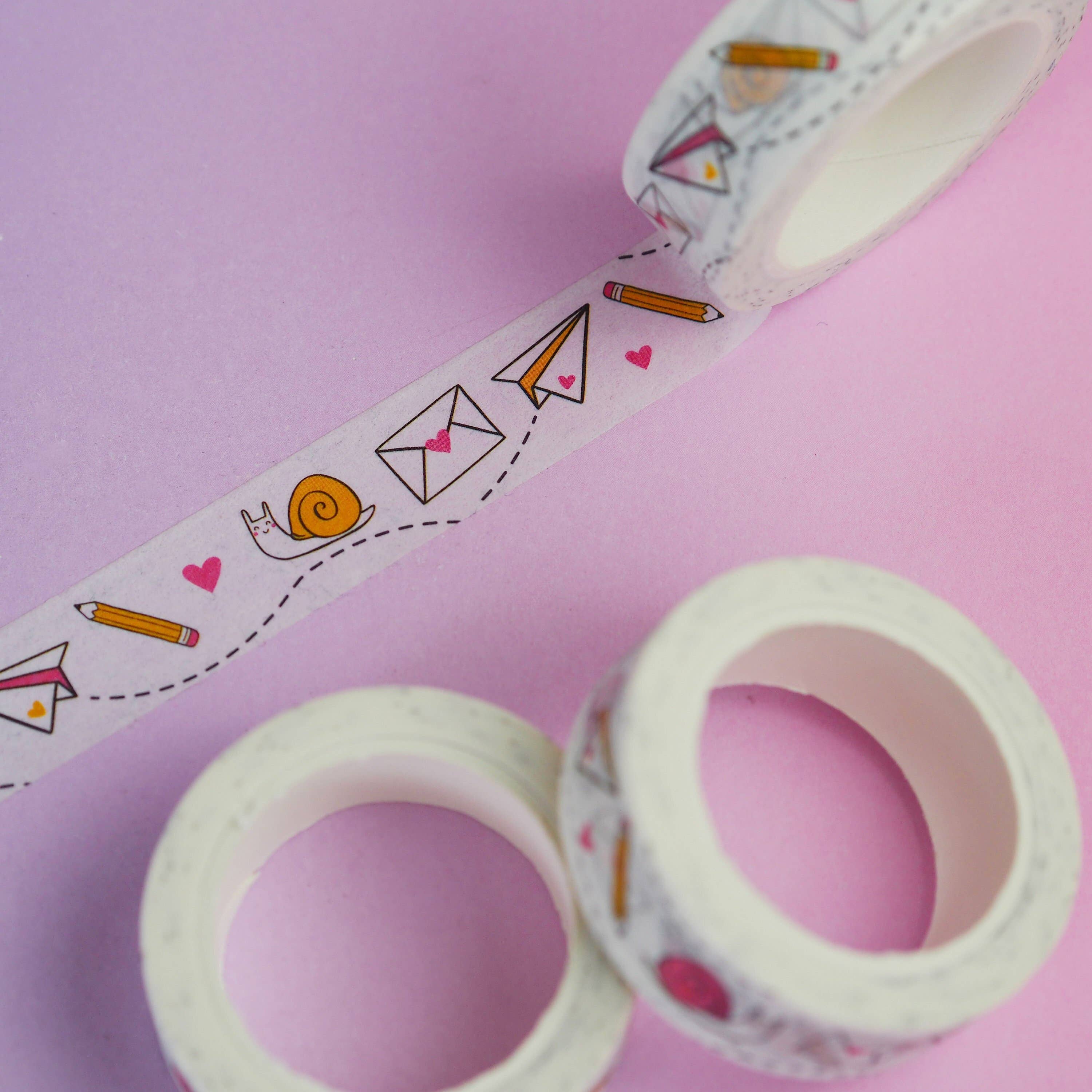 Snail Mail Stationery Washi Tape | Nutmeg and Arlo