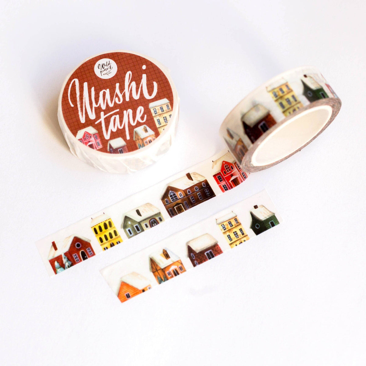 Winter Town Washi Tape by Wild Pencil Studio | Papertail Fox