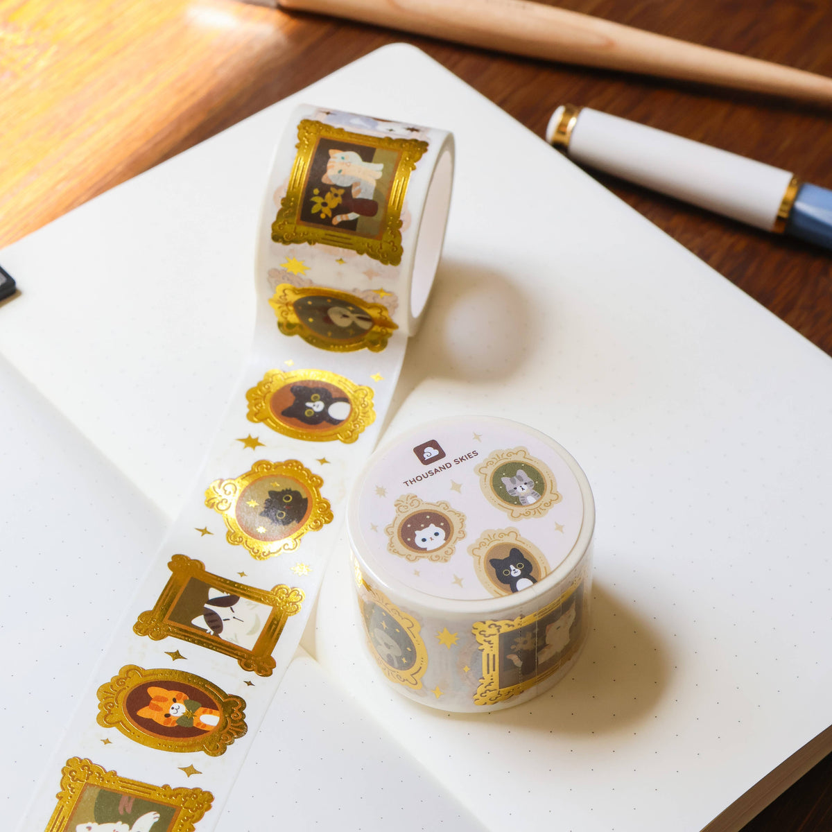 Grand Meowster Gallery Foil Washi Tape | Thousand Skies