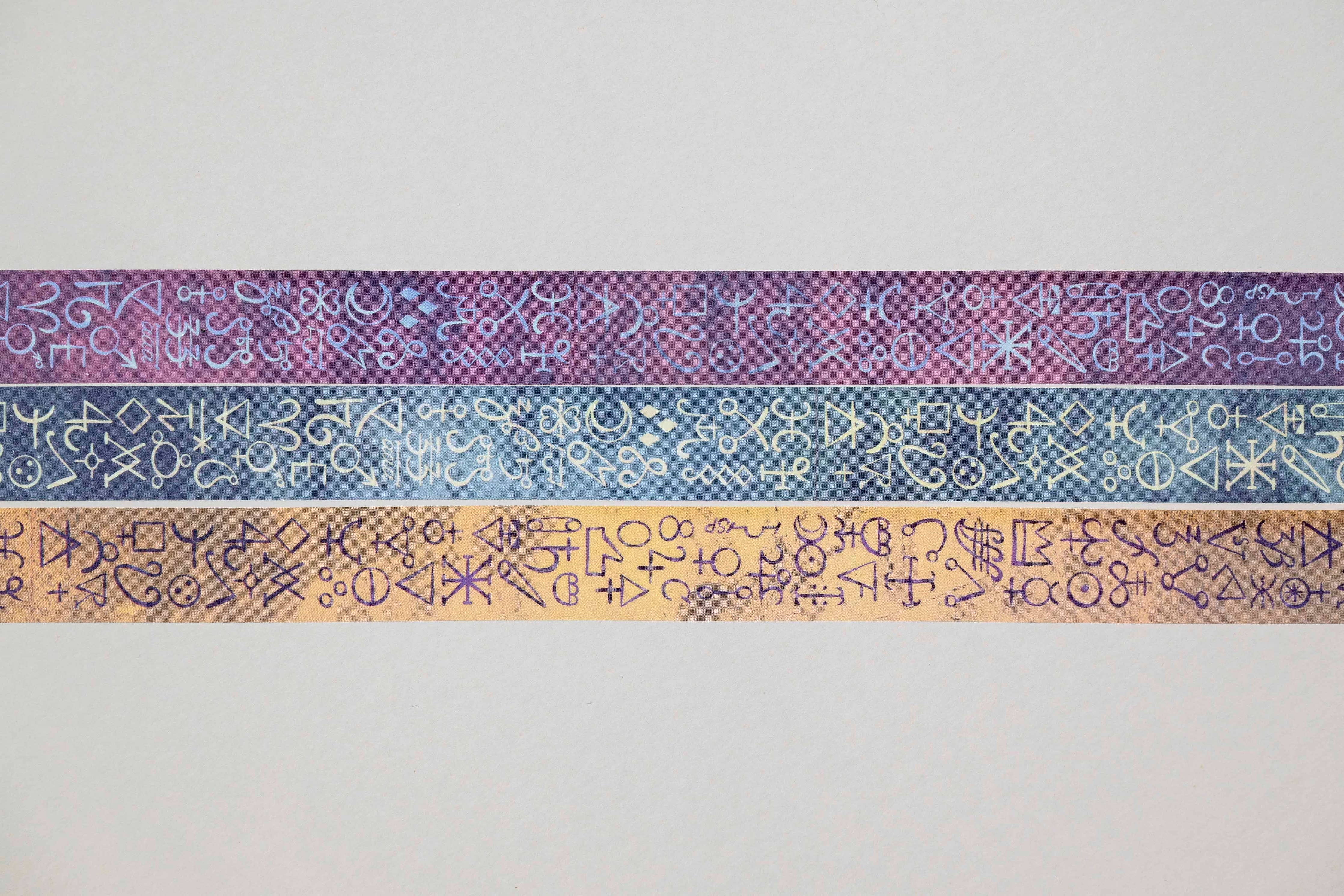 Alchemy Symbols Washi Tape Set | CoraCreaCrafts