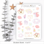 Summer Breeze Variety Deco Stickers | Planner Monkey Co