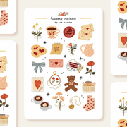 Sweet Love Sticker Sheet by Och Monika | Papertail Fox