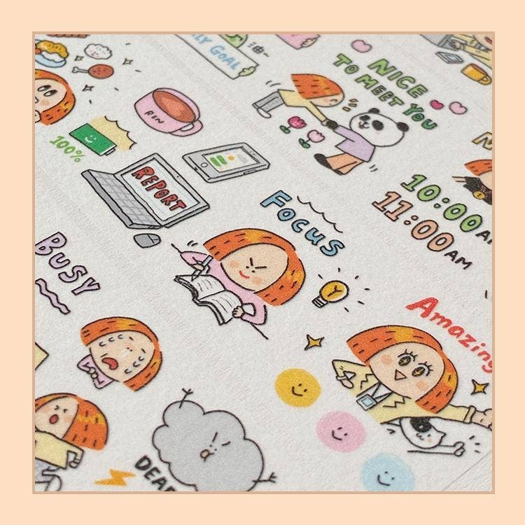 Miracle Morning Work Diary Washi Tape | RiN! Studio