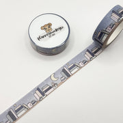 Bookshelf 13.0 Midnight Stationery Washi Tape | Planner Monkey Co