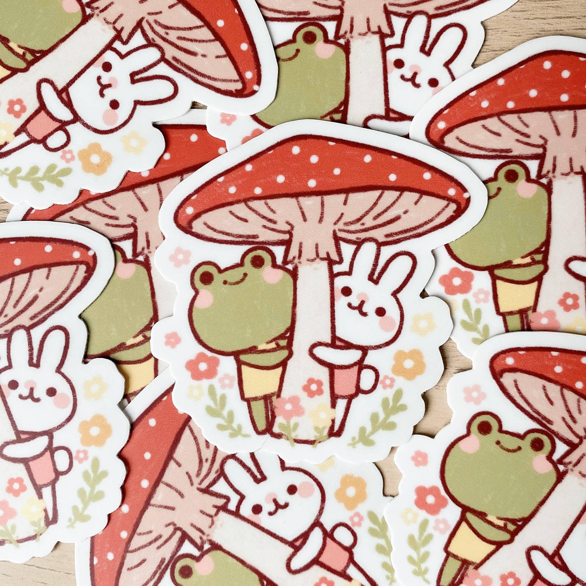 Frog & Rabbit Sticker - Papertail Fox