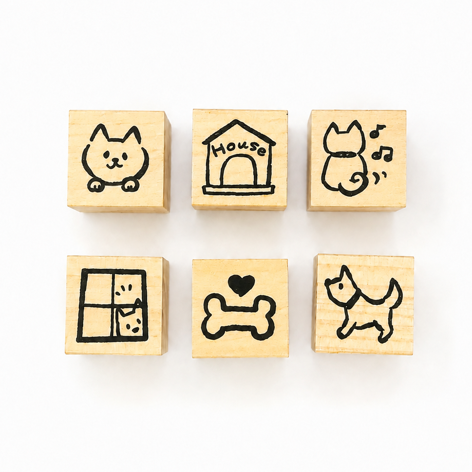 Dog Mini Stamp Set | Avec Amour