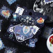 Cafe à la Mode Flake Stickers Blue by BGM | Papertail Fox