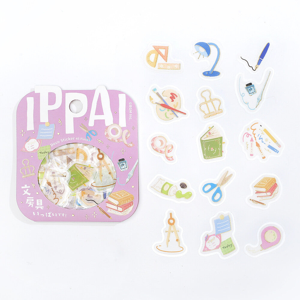 IPPAI Foil Flake Stickers - Lots of Stationery