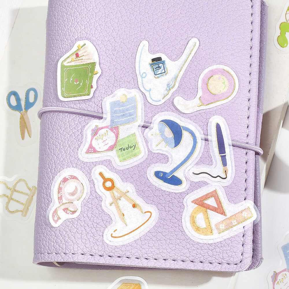 IPPAI Foil Flake Stickers - Lots of Stationery