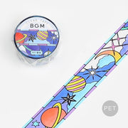 Stained Glass Interstellar Flight Clear Tape by BGM | Papertail Fox