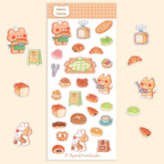 Bakery Friends Sticker Sheet | Lily and Stars Studio