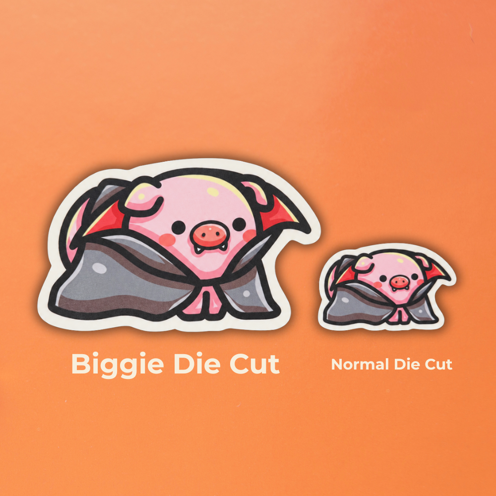 Vampire Pig Haunted Harvest Biggie Die Cut | Papertail Fox