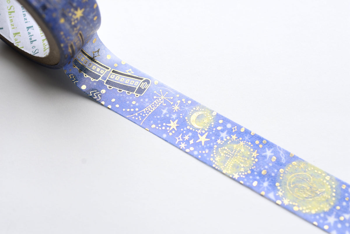 Night on the Galactic Railroad Washi Tape by Seal-do | Papertail Fox
