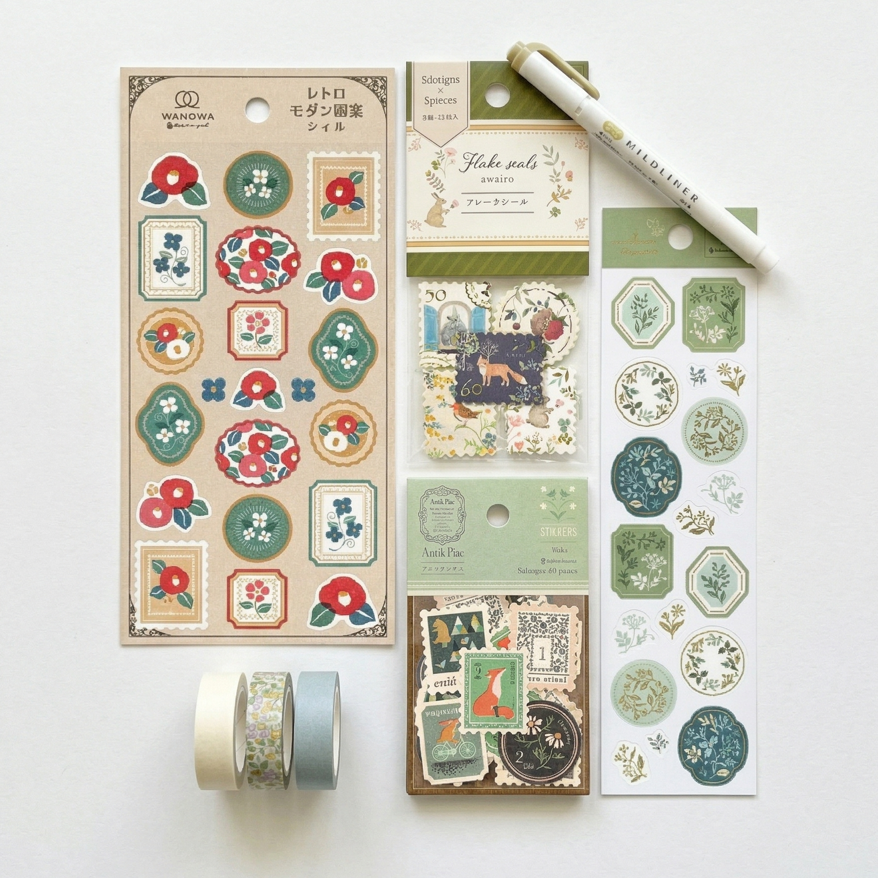 Moss & Morning Dew | Curated Sage Stationery Bundle