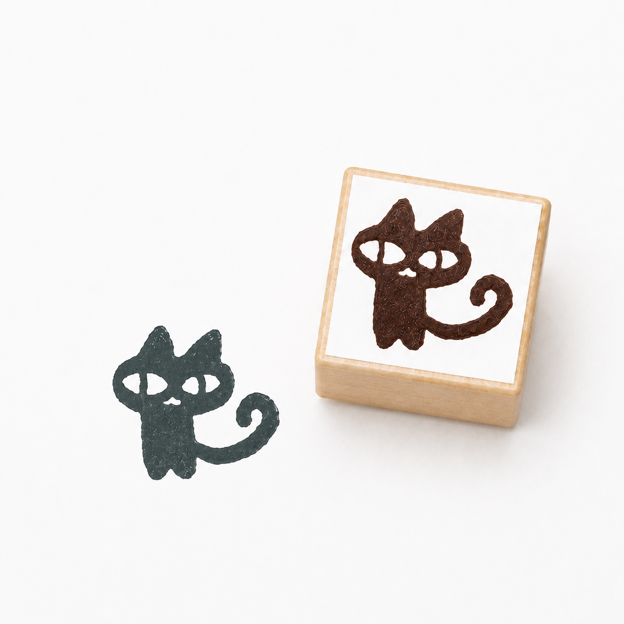 Black Cat Mini Stamp | Avec Amour