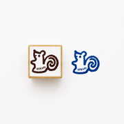 Squirrel Mini Stamp | Avec Amour