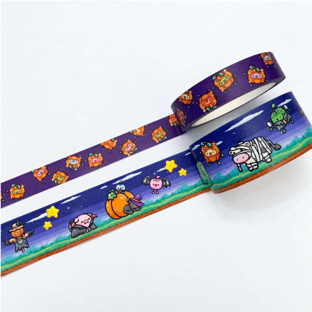 Haunted Harvest 2 Roll Washi Tape Set | Papertail Fox