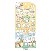 Animal Friends Decorative Sticker Sheet | Nekoni